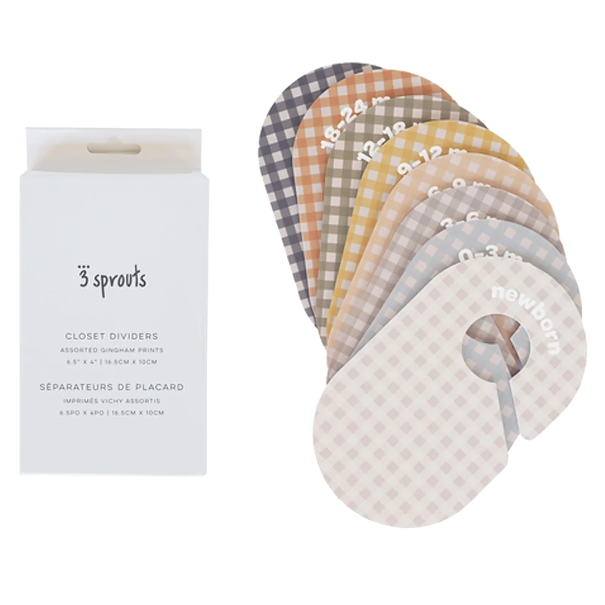 3 Sprouts Skabsdeler (8 stk.), Tern - billede 1