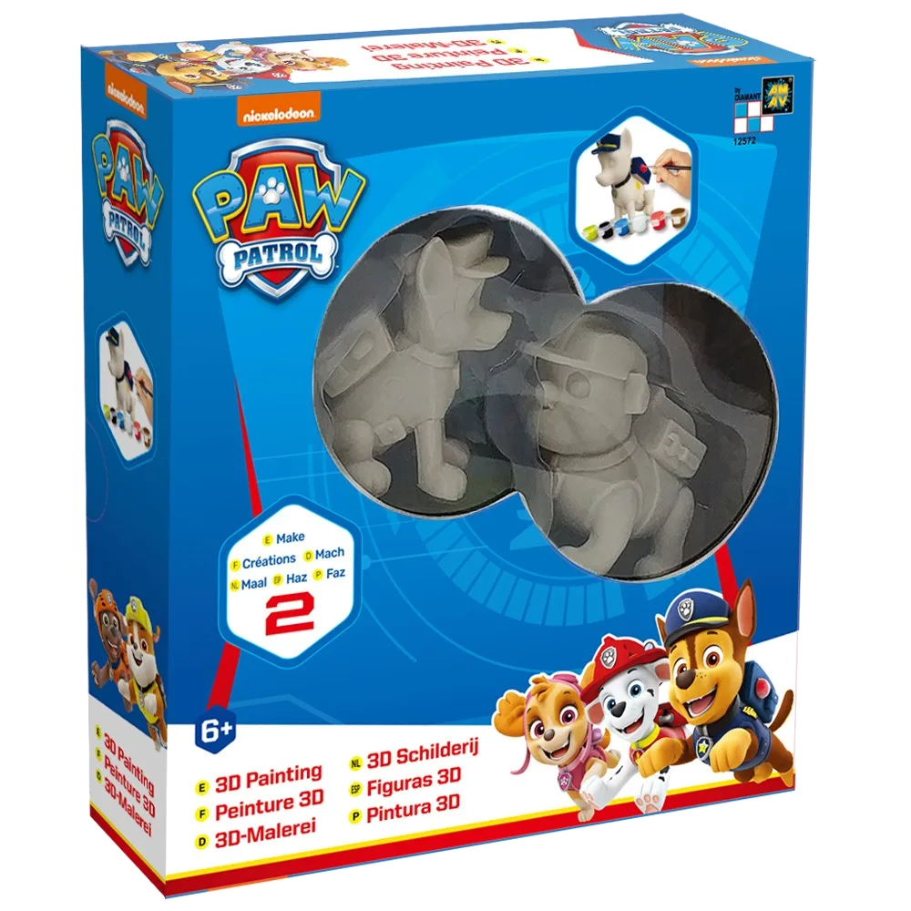 Paw Patrol Mal figurer - 3D Painting - billede 1