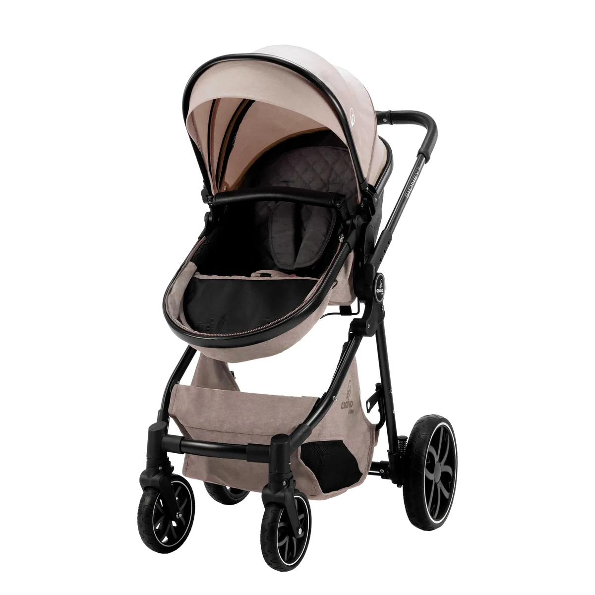 Asalvo Klapvogn Convertibel Sidney 2, Beige - billede 1