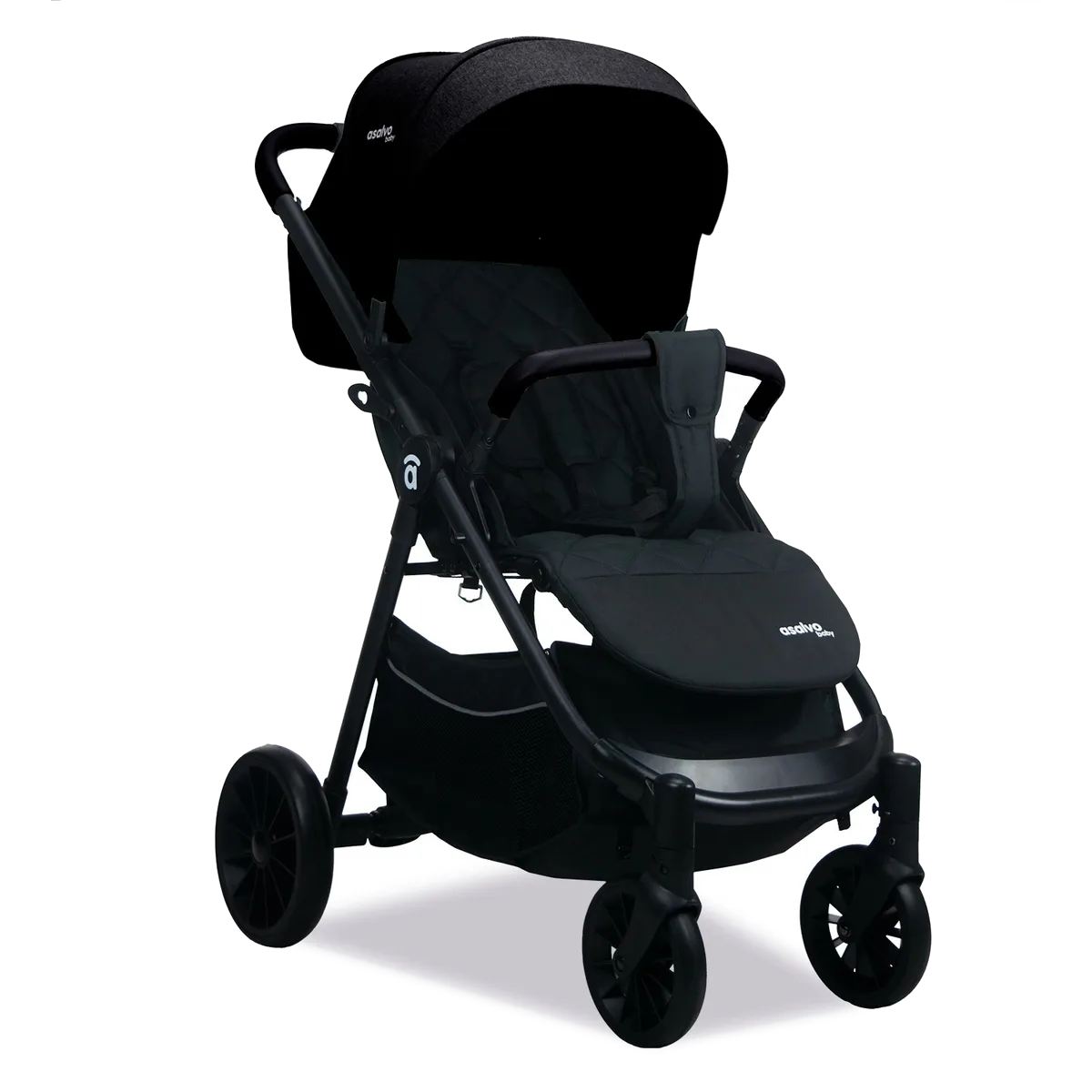 Asalvo Klapvogn Sæt Travel System Ecuador 2, Sort - billede 1