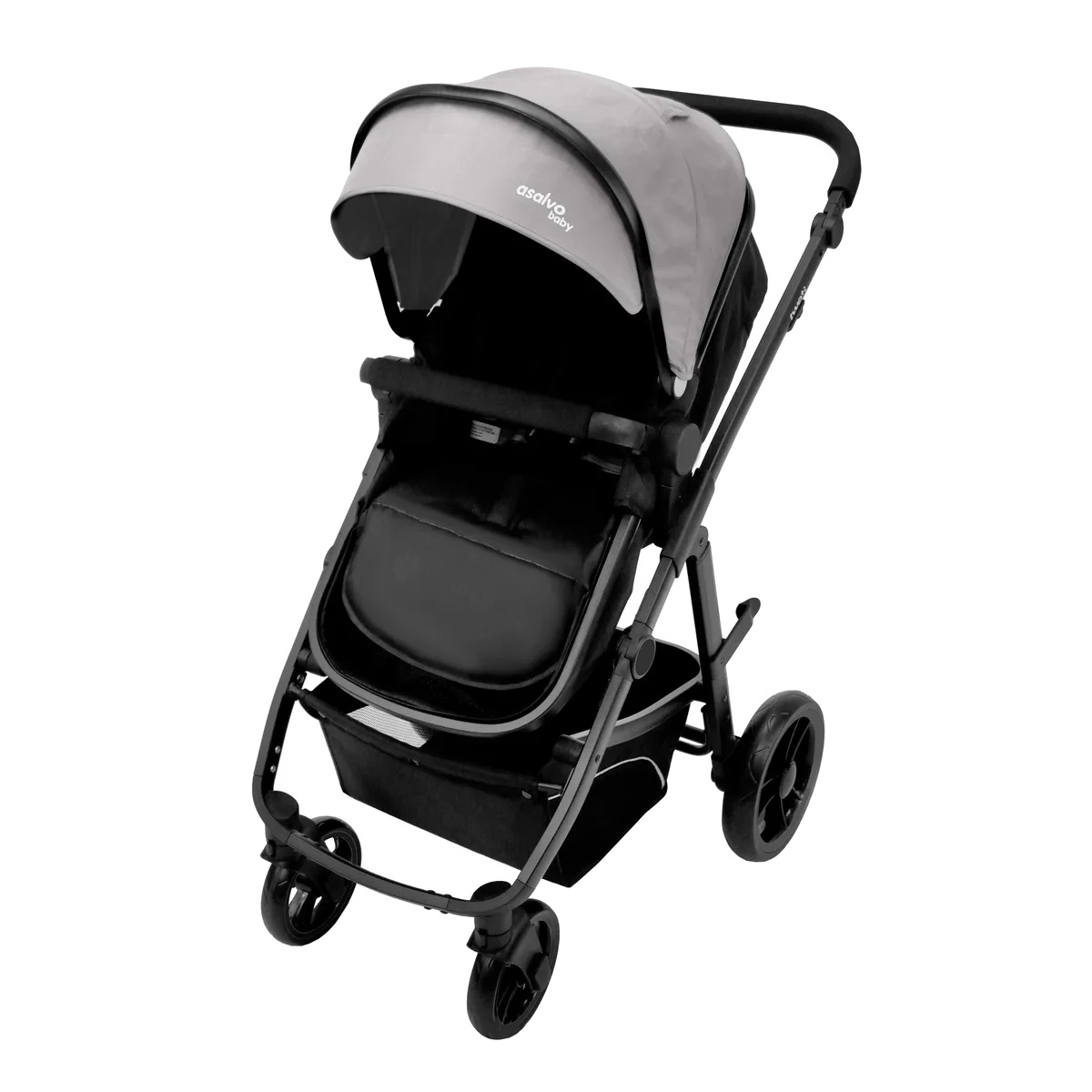 Asalvo Klapvogn Sæt Travel System Oslo 2, Grå - billede 1