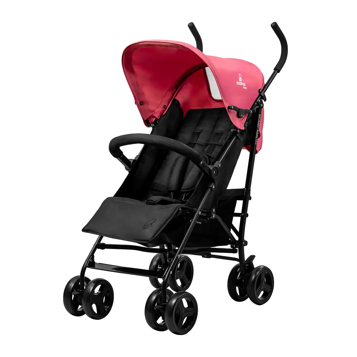 Asalvo Klapvogn Mombi 2, Pink - billede 1