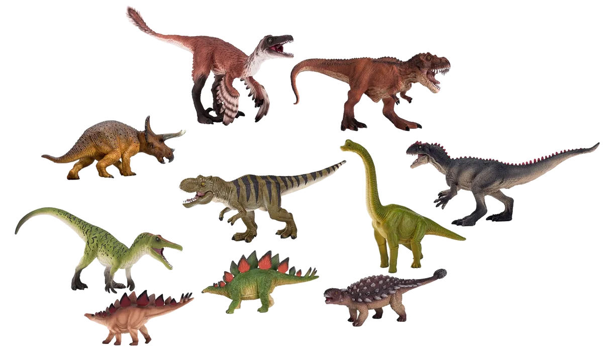 Mojo Dinosaurer og forhistoriske dyr  (10stk) ass - billede 1