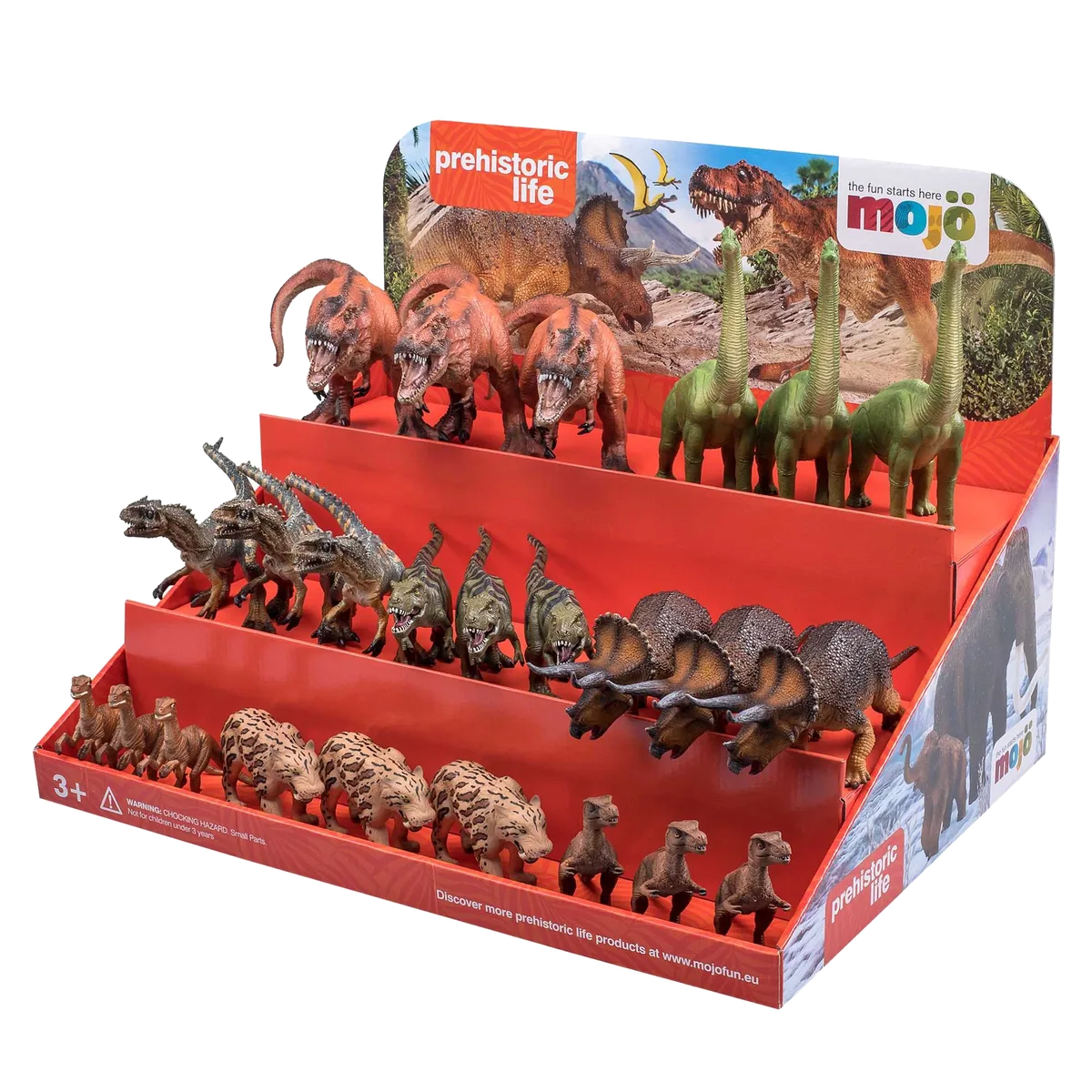 Mojo Display Dinosaurer og forhistoriske dyr (32 stk.) - billede 1