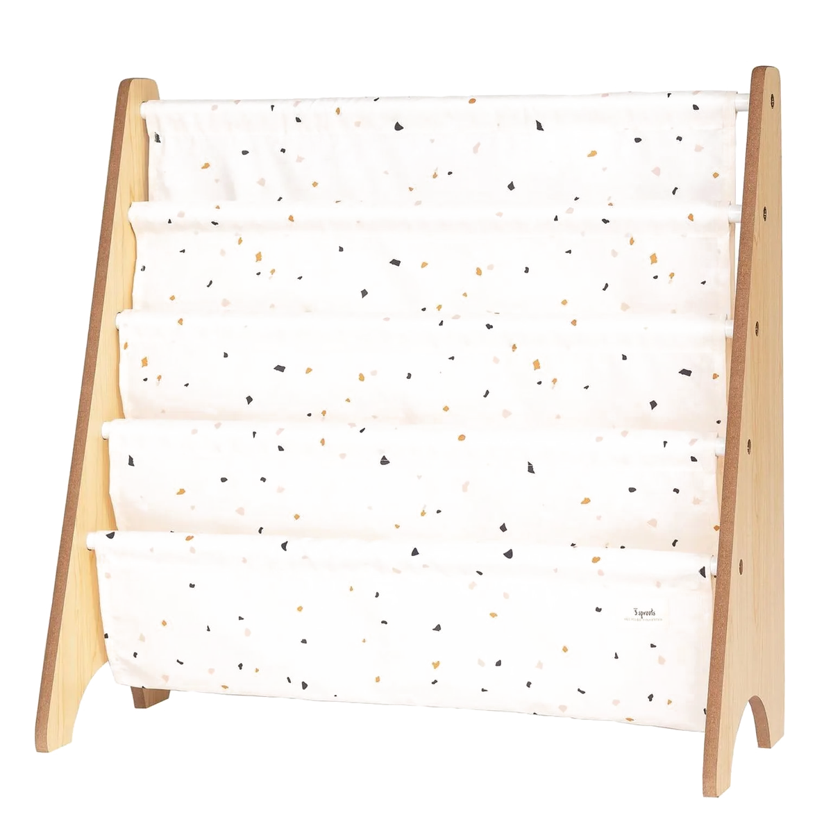 3 Sprouts Bogreol, Terrazzo/Creme - billede 1