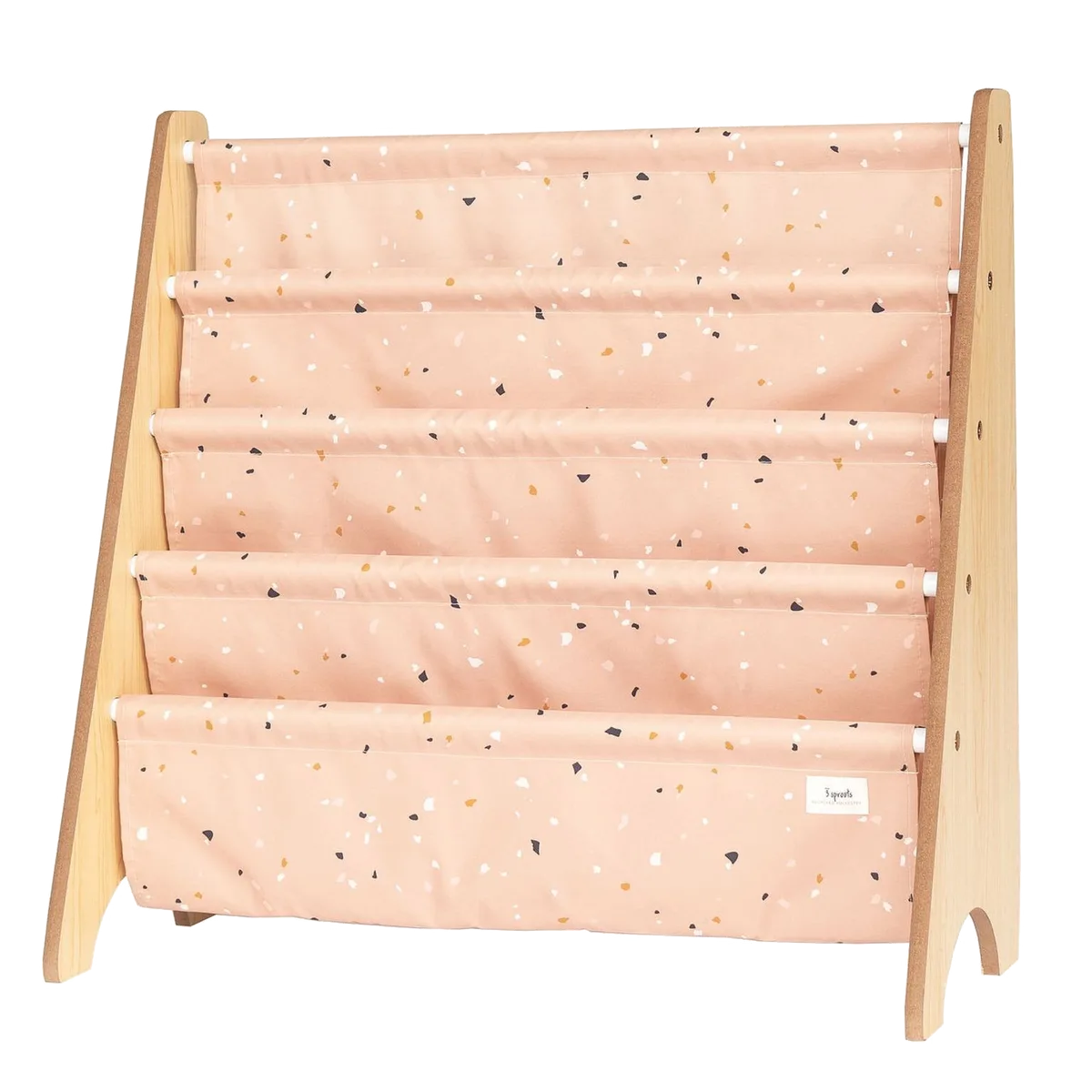 3 Sprouts Bogreol, Terrazzo/Ler - billede 1