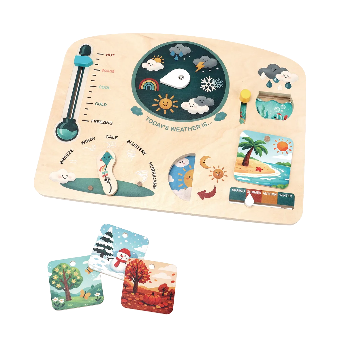 Kinder and Kids Busy Board, Vejrudsigt - billede 1