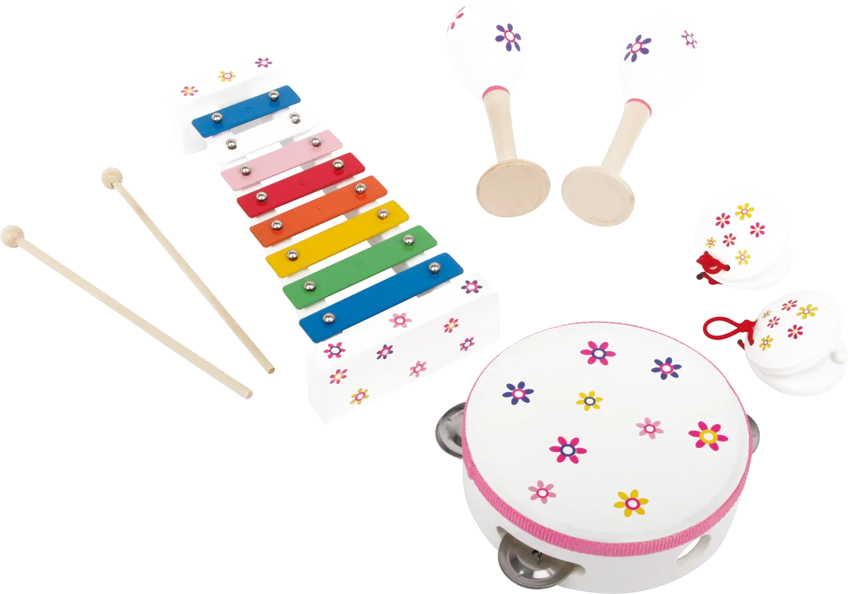 small foot Musik Sæt, Blomster - billede 1