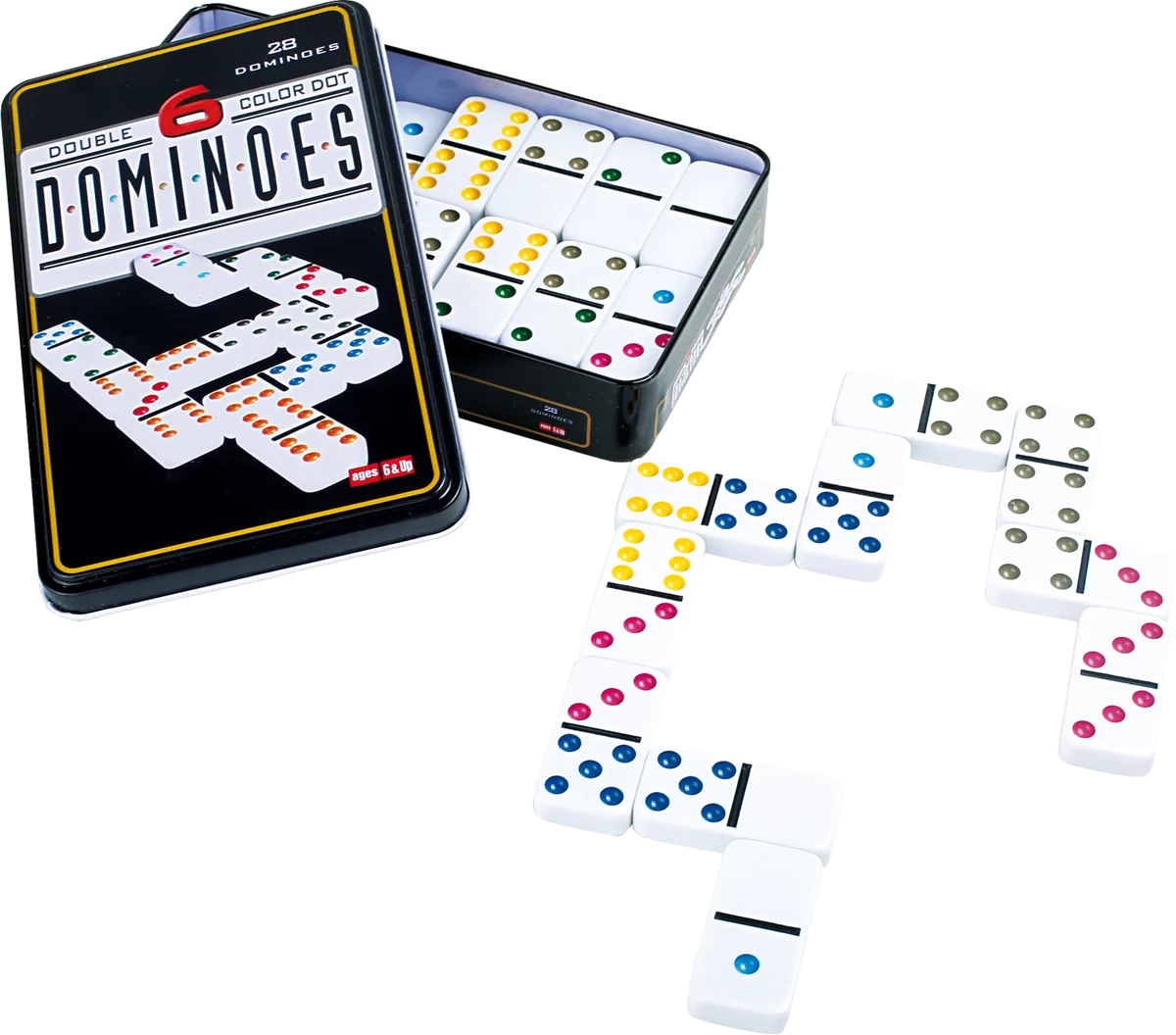 small foot Domino Spil i Seks Farver - billede 1