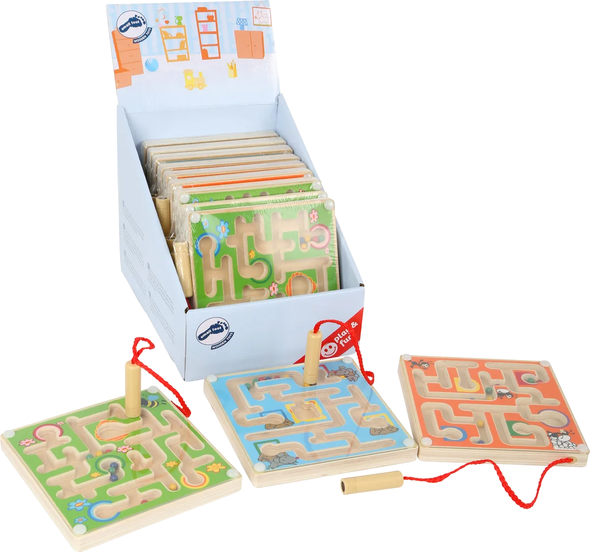 small foot Display Magnet Labyring (12stk) - billede 1