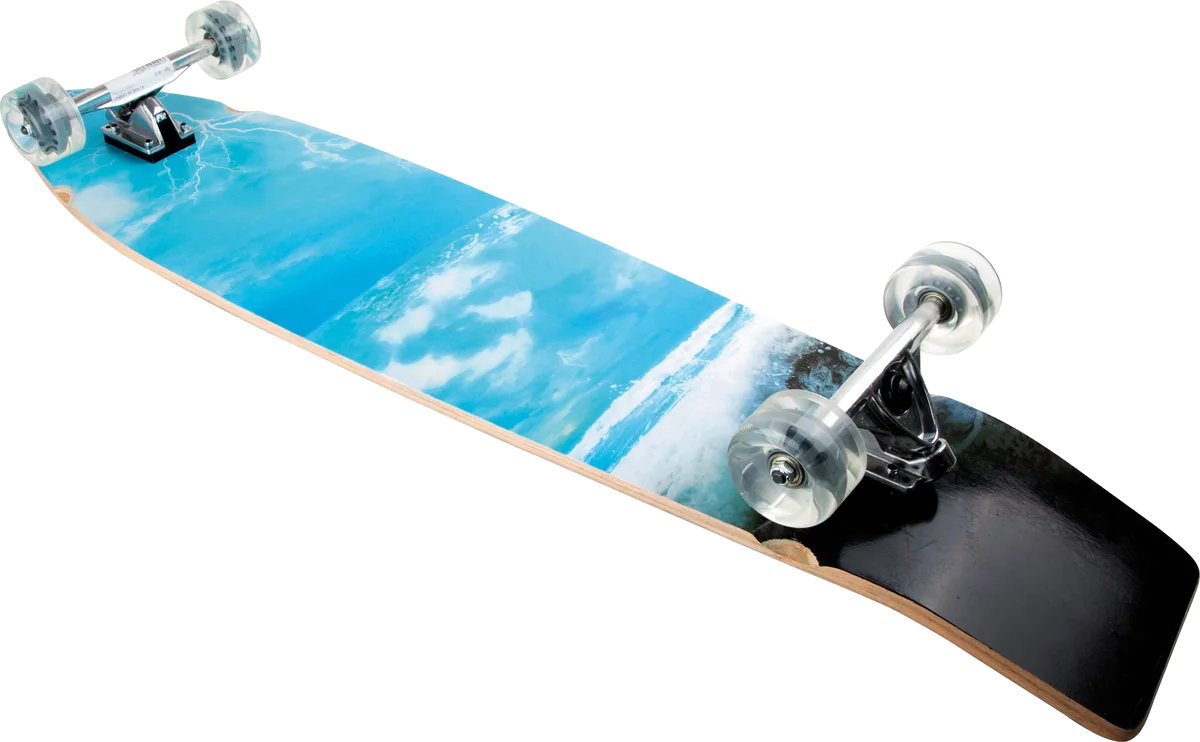 small foot Longboard Surfer - billede 1