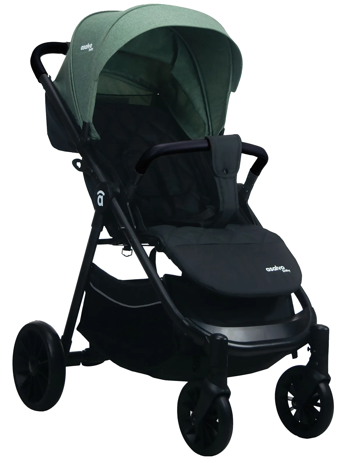 Asalvo Klapvogn Sæt Travel System Ecuador, Oliven - billede 1