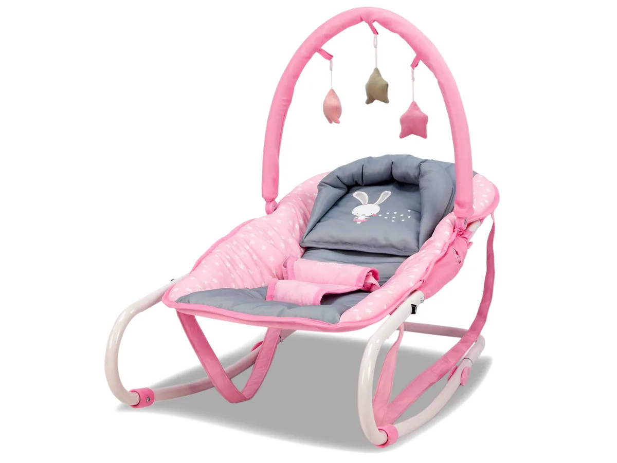 Asalvo Skråstol Baby Rabbit, rosa - billede 1
