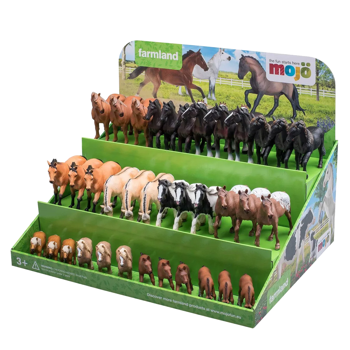 Mojo Karton display, Bondegårdsdyr - billede 1