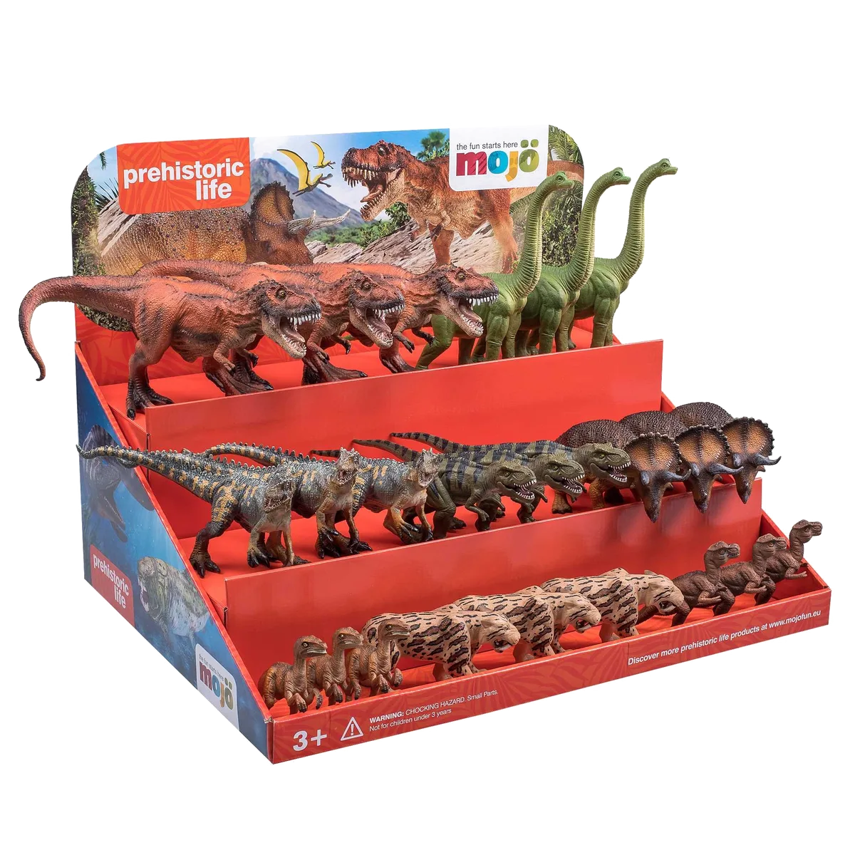 Mojo Karton display, Forhistoriske dyr - billede 1